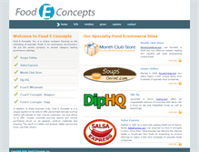 Tablet Screenshot of foodeconcepts.com